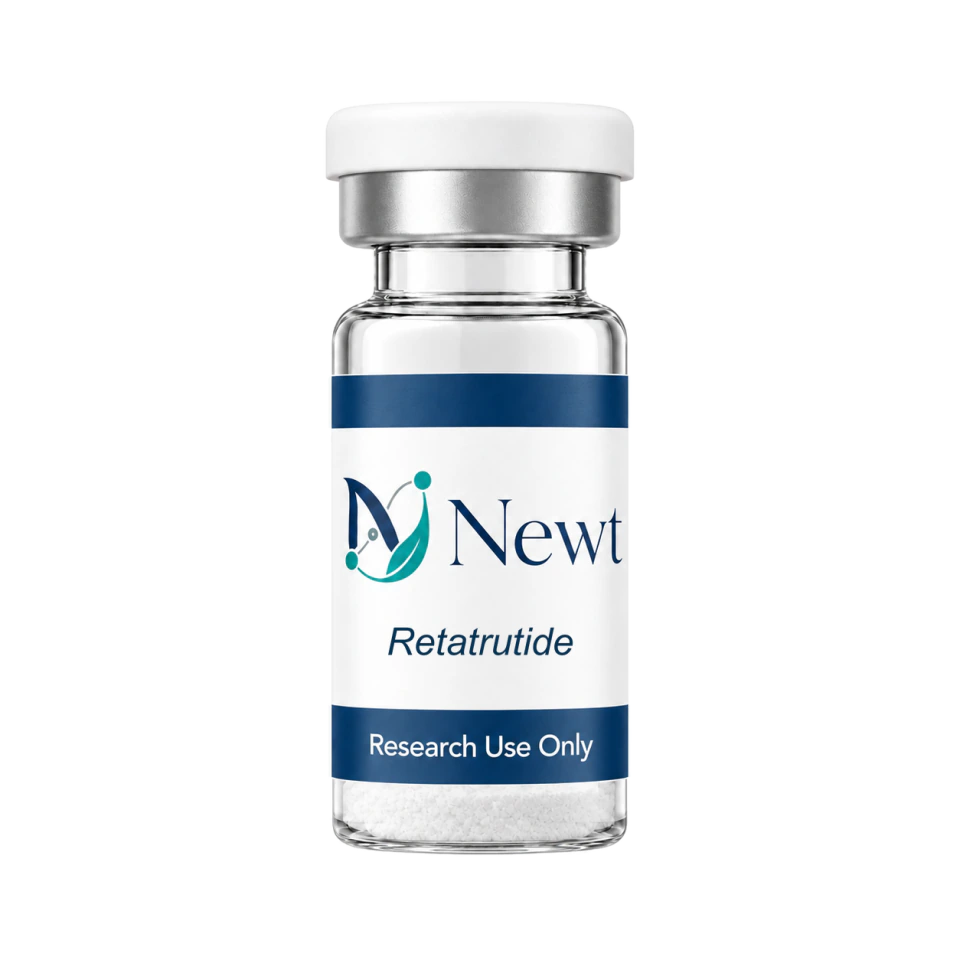 Newt Retatrutide lyophilized powder research vial