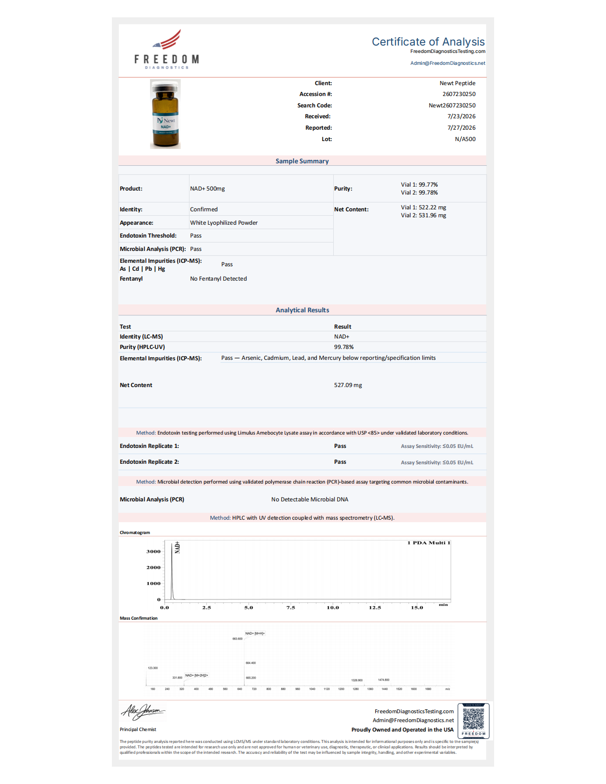 NAD+ COA page 1